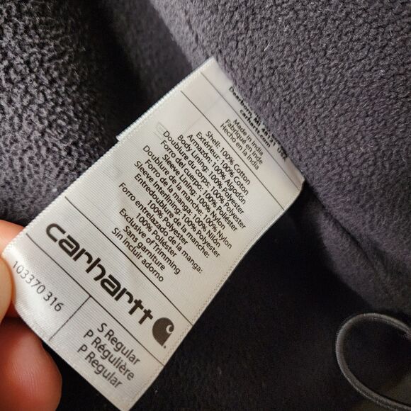 Carhartt Full Swing Jacket Olive MOS Green Mens Size Small Canvas Work wear - Picture 11 of 14